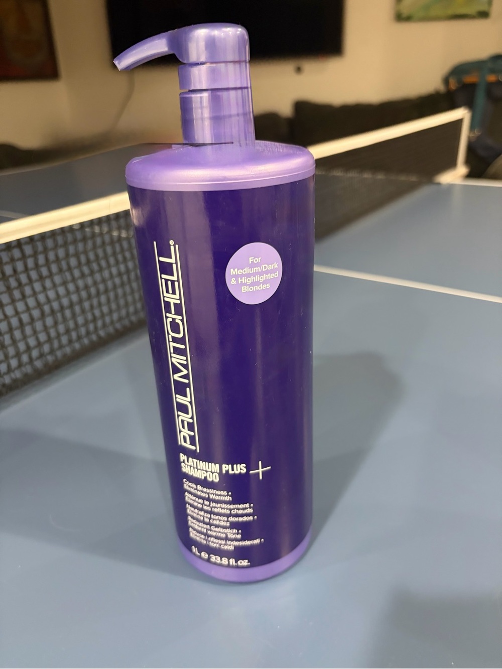 Paul Mitchell Platinum Plus Shampoo - Deep Purple Pump Bottle